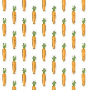 tiny repeating carrots