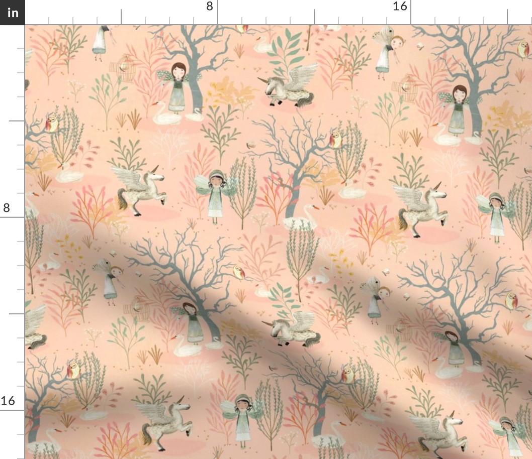 Summer forest peach {small}