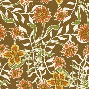 Floral Bunch Brown