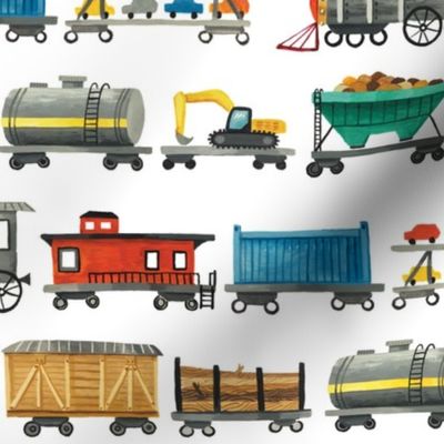 train and wagons