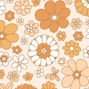 Vintage Flower Power Nude - large scale