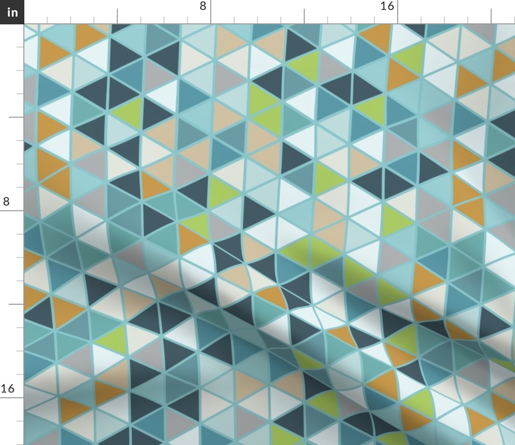 Isometric Triangles-Riptide Palette
