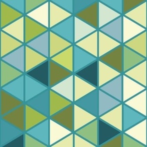 Isometric Triangles-Luminescent Palette
