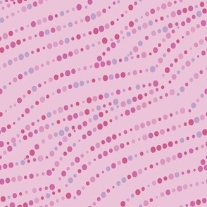 Diagonal Dots-Bubble Gum Palette-Small Scale