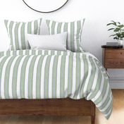 Green Blue on White Anderson Stripe