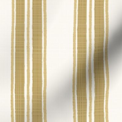 Sepia tones on Cream Anderson Stripe