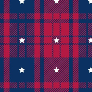 Patriotic Buffalo Check Tartan Plaid