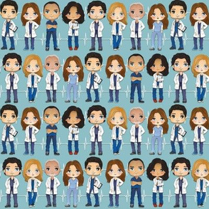 Doctors and Nurses Heartbeat