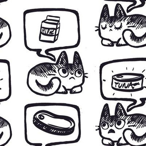 Hungry Cat Pattern