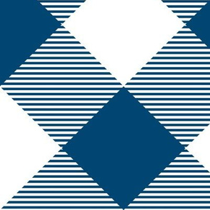 Tartan, Large dark sea wave and white diagonal with horizontal stripes