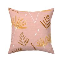 textured palms pink