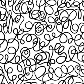 Loops Knots Abstract Doodles Large