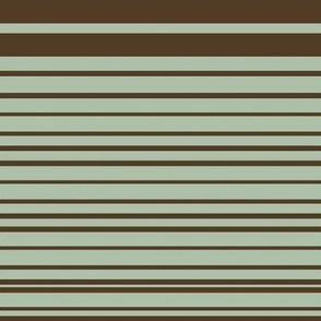 Abstract design with lines in light green and brown