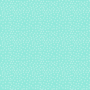 Back To School Dots Turquoise 