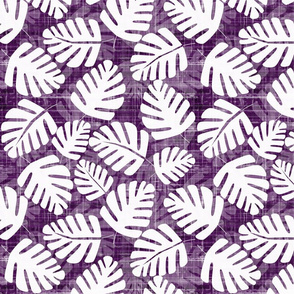 Hawaiian Leaves Purple