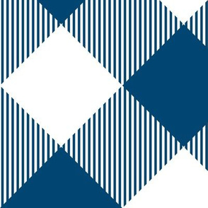 Tartan, Large dark sea wave and white diagonal with vertical stripes