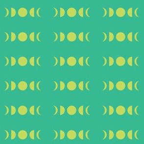 green moon phases - large