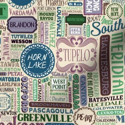 mississippi cities and towns - medium size