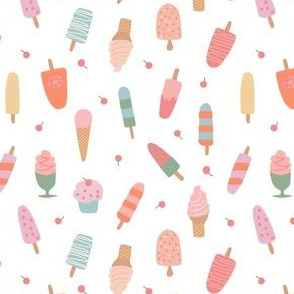Summer Fun Ice Cream Bright