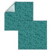 Teal Floral Paisley spsqfall21