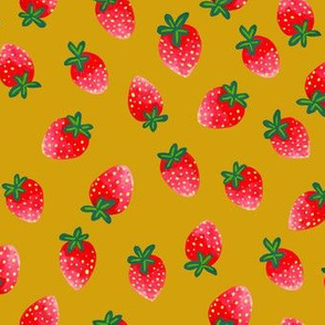 Strawberries in Mustard