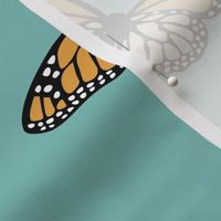 Monarch Butterflies on Sea Glass spsqfall21