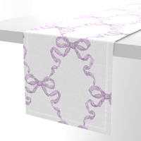 Lilac on White Bow Layout