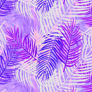 Palm Swirl - purple