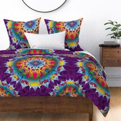 Rainbow Mandala rainbow-dark violet 