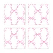 Small Hannah Ribbon Trellis Valentine  Pink 