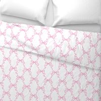 Small Hannah Ribbon Trellis Valentine  Pink 