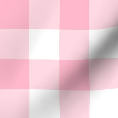 Pink Gingham - large scale
