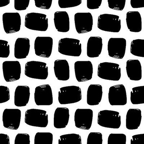 Black Abstract Polka Dot Spots