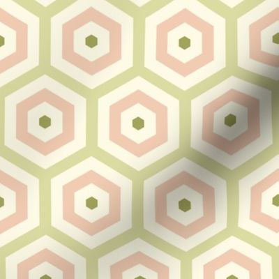 Geometric Pattern: Hexagon Hive: Dawsonia