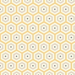 Geometric Pattern: Hexagon Hive: Manuka