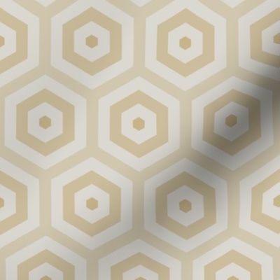 Geometric Pattern: Hexagon Hive: Sandstone