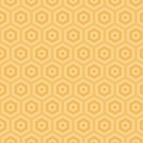 Geometric Pattern: Hexagon Hive: Lemon
