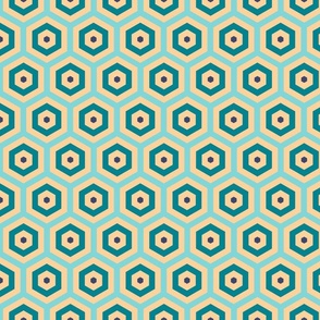 Geometric Pattern: Hexagon Hive: Dream