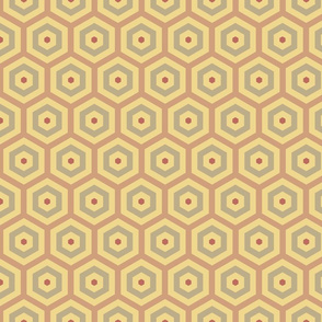 Geometric Pattern: Hexagon Hive: Oxide