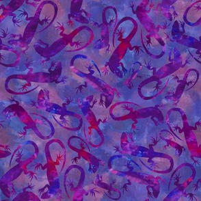 Dizzy Lizards - purples
