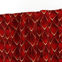 Bigger Scale Dragon Scales in Red and Gold