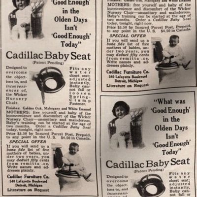 1914 ad toilet training for 2 month olds