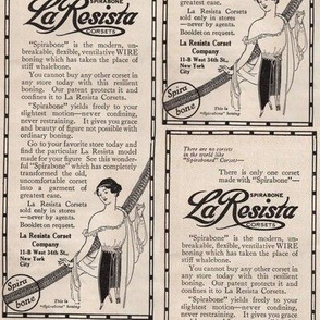 1914 Wired Corset ad, no whale bones