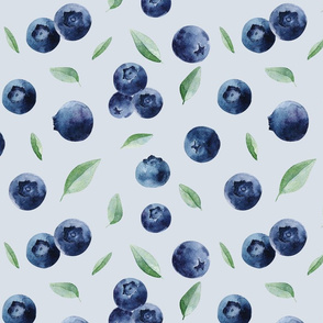Blueberries//Blue - Large Scale