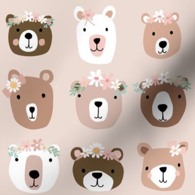 Teddy Bears in Flower Crowns