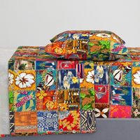 Funky Old Aloha Shirt Quilt