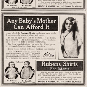 1915 Baby Undershirt advertisement