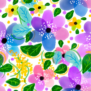 Floral pattern,watercolour art
