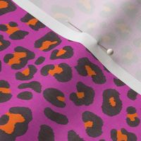 Animalier-Leopard Print-HotPink & Orange-M