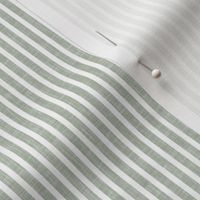 small stripes - linen textured stripes - light sage - LAD21